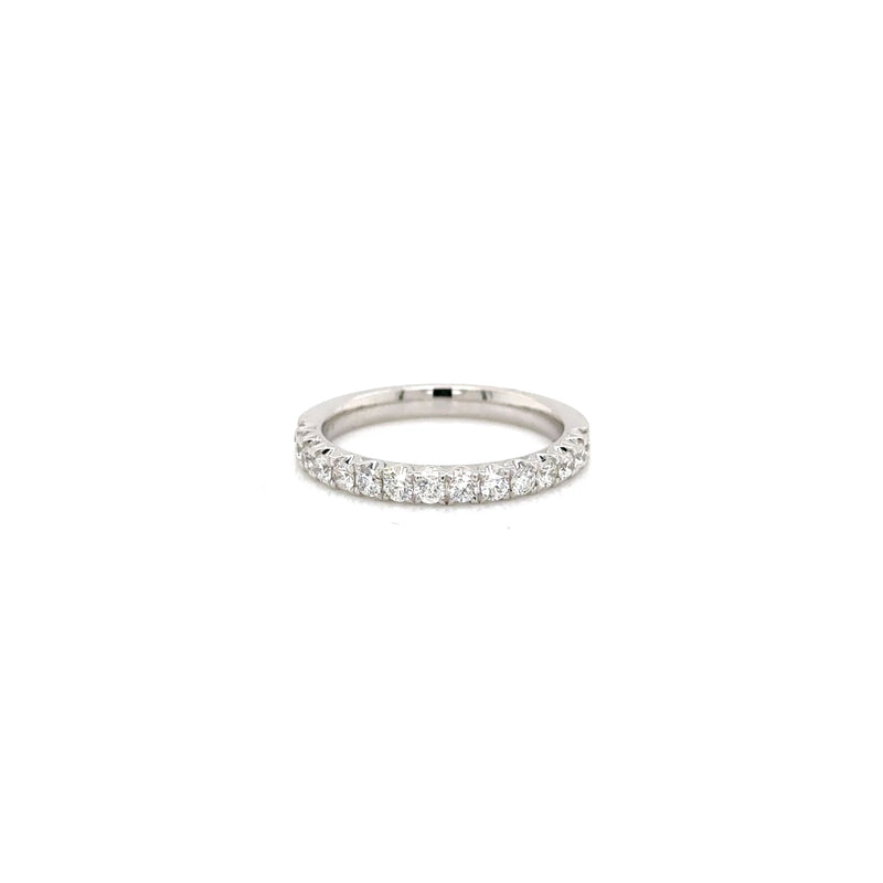 18ct WG DIAMOND BAND 55pts ring