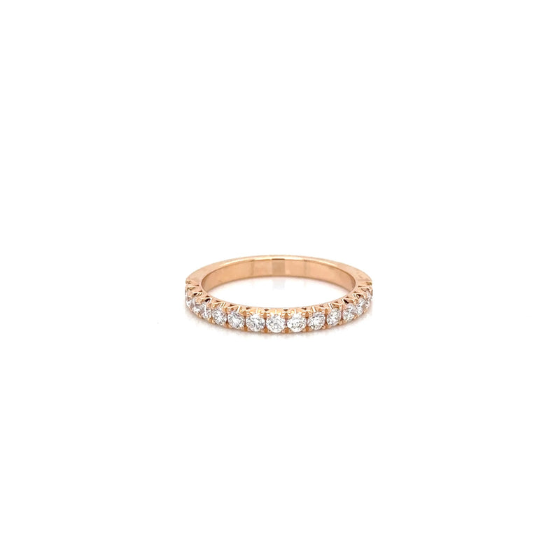 18ct Rose Gold Diamond band 0.56ct