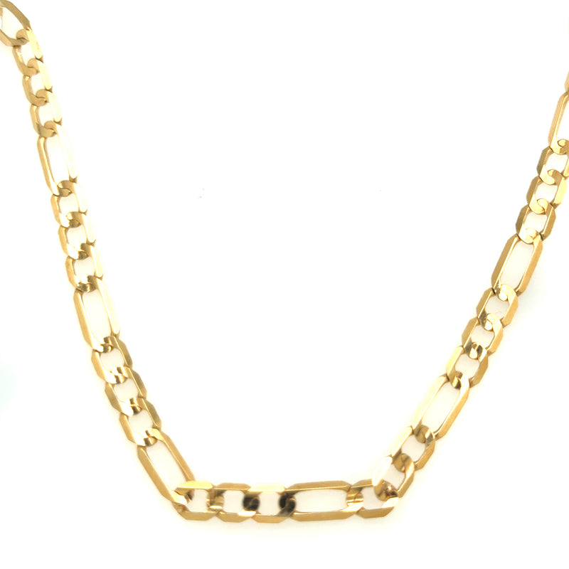 9ct Yellow Gold Figaro Chain 20 inch