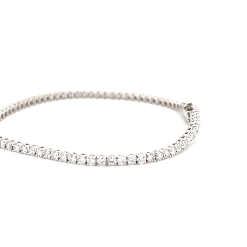 18ct WG Lab Grown Diamond Bracelet 2.75ct