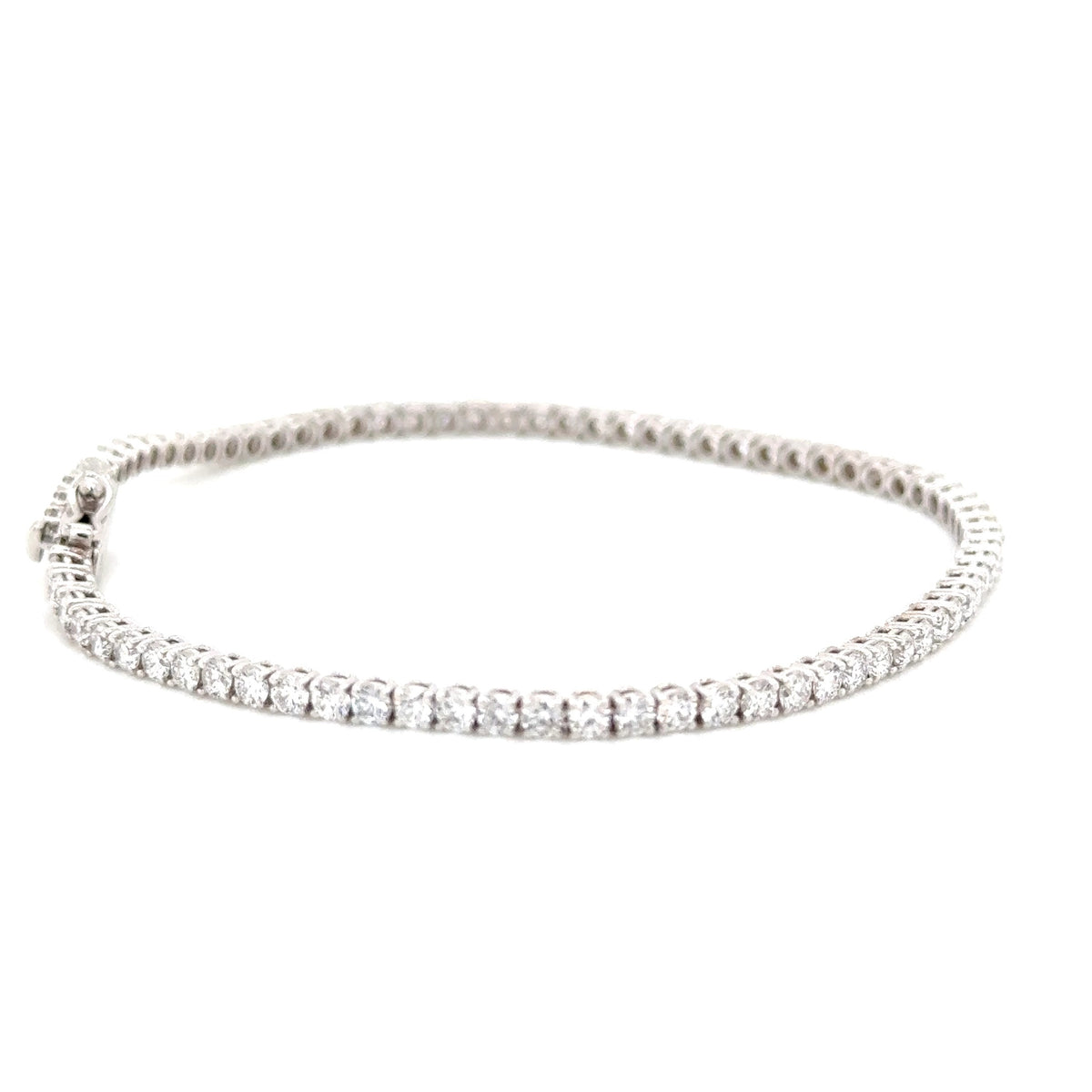 18ct WG Lab Grown Diamond Bracelet 2.75ct