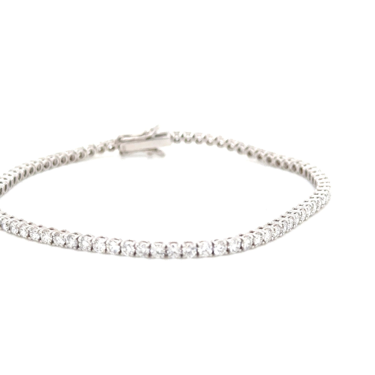 18ct WG Lab Grown Diamond Bracelet 2.75ct