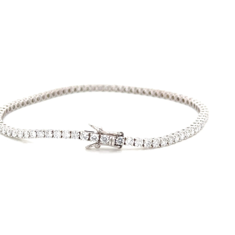 18ct WG Lab Grown Diamond Bracelet 2.75ct