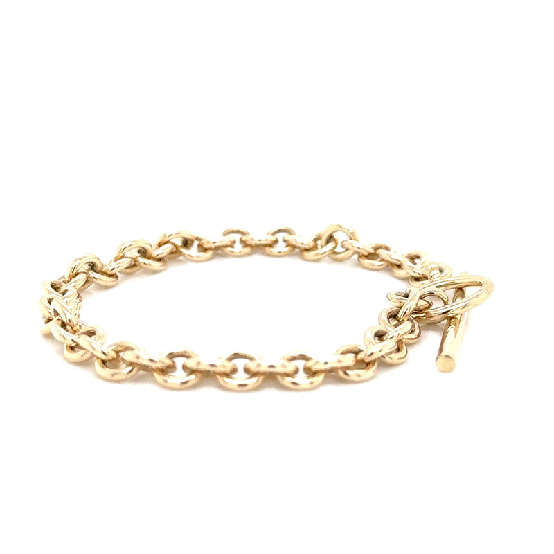 9ct Yellow Gold Cable 6mm Bracelet