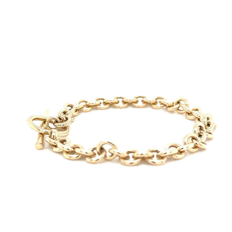 9ct Yellow Gold Cable 6mm Bracelet