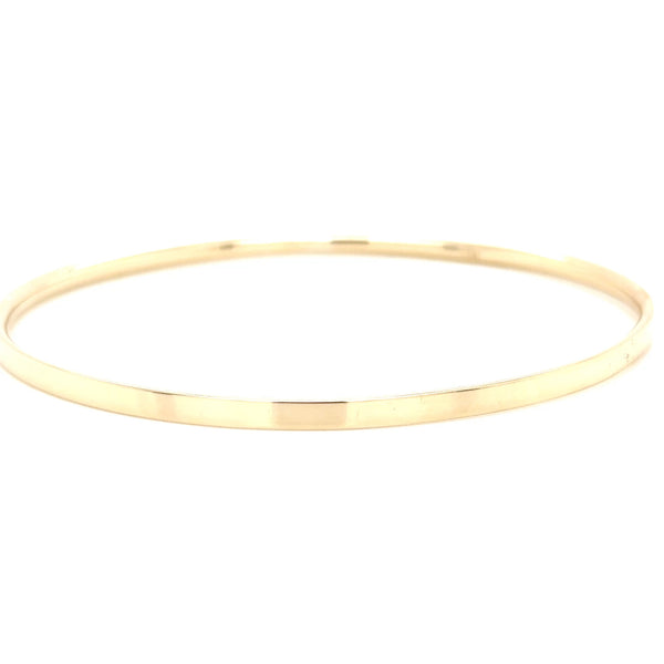 9ct Yellow Gold ESL Handmade Bangle  8.8grms