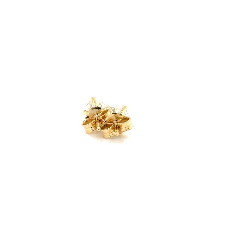 18ct Yellow Gold Lab Grown Diamond Stud Earrings 1.01ct