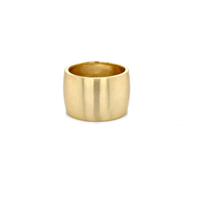 Aquaforte Gold Plated Round Ring