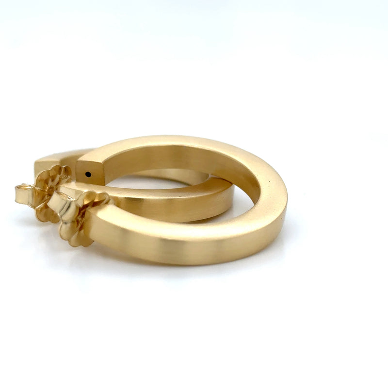 Aquaforte Gold Plated Hoop Earrings