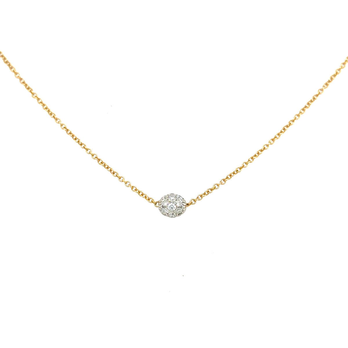 Nanis 18ct Yellow Gold Diamond Pendant
