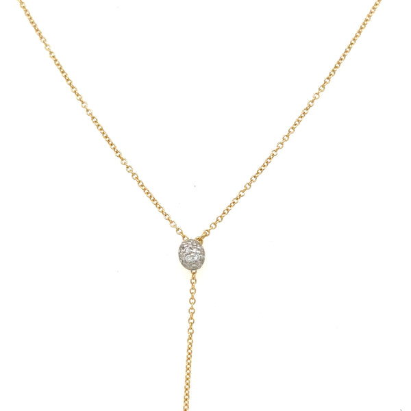 18ct Yellow Gold Nanis Dia Pendant