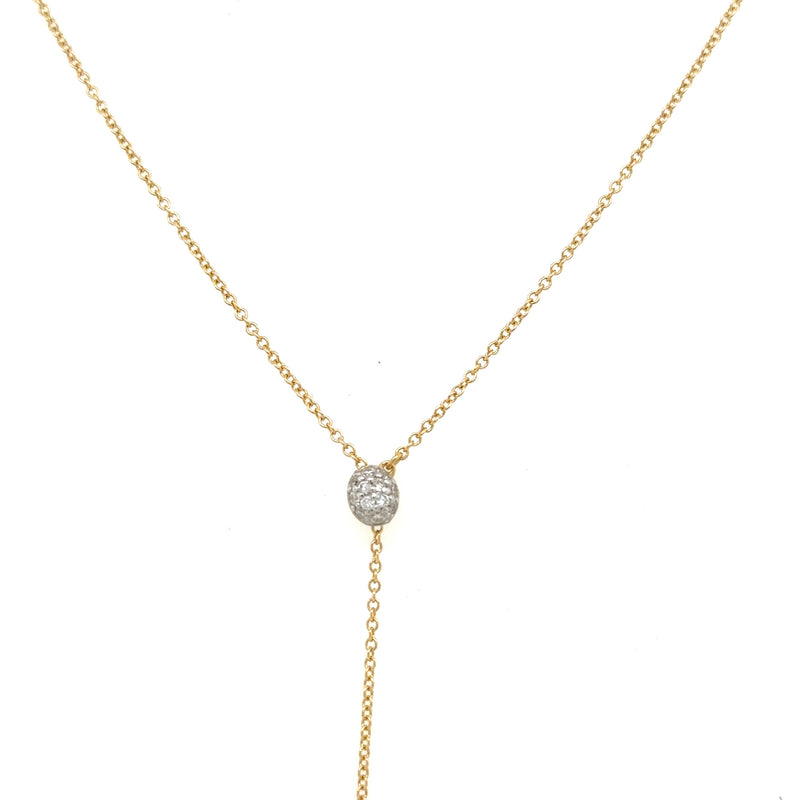 18ct Yellow Gold Nanis Dia Pendant