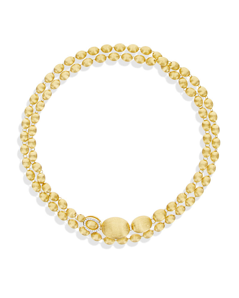 Nanis 18ct Gold & Diamond Necklet