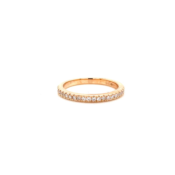 18ct Rose Gold Diamond Eternity Ring