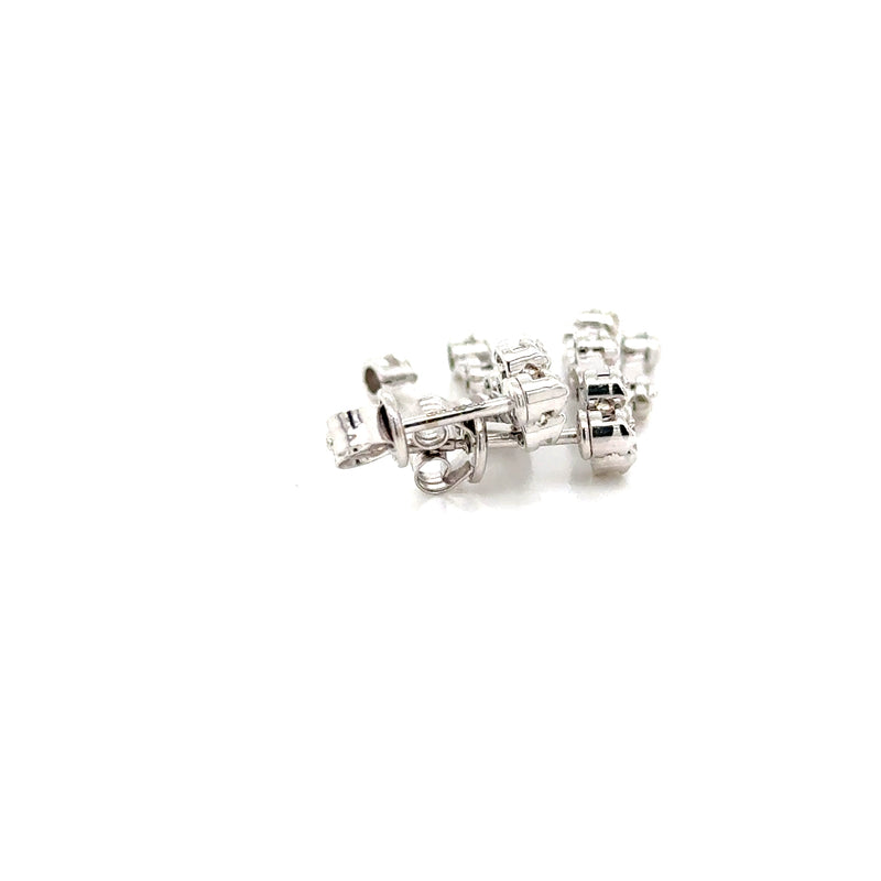 18ct White Gold Diamond Drop Earrings