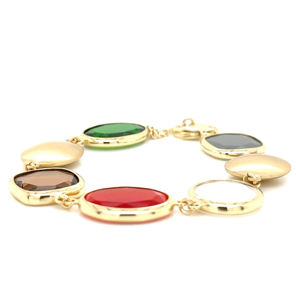 Aquaforte Gold Plated Coloured Bracelet