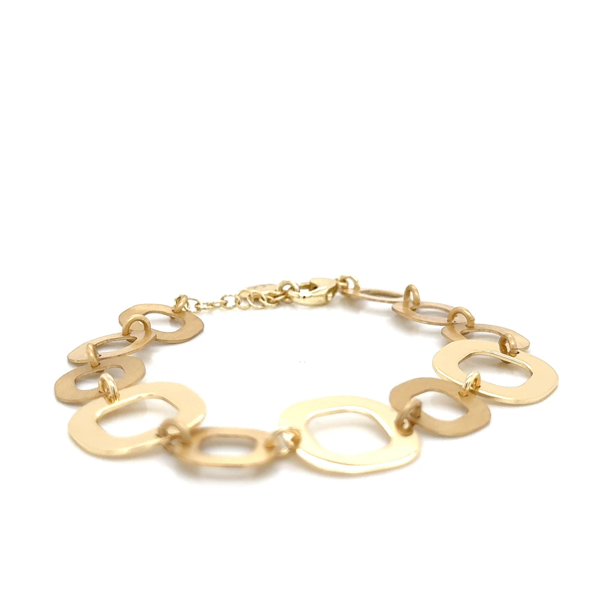 Aquaforte Gold Plated Square Bracelet