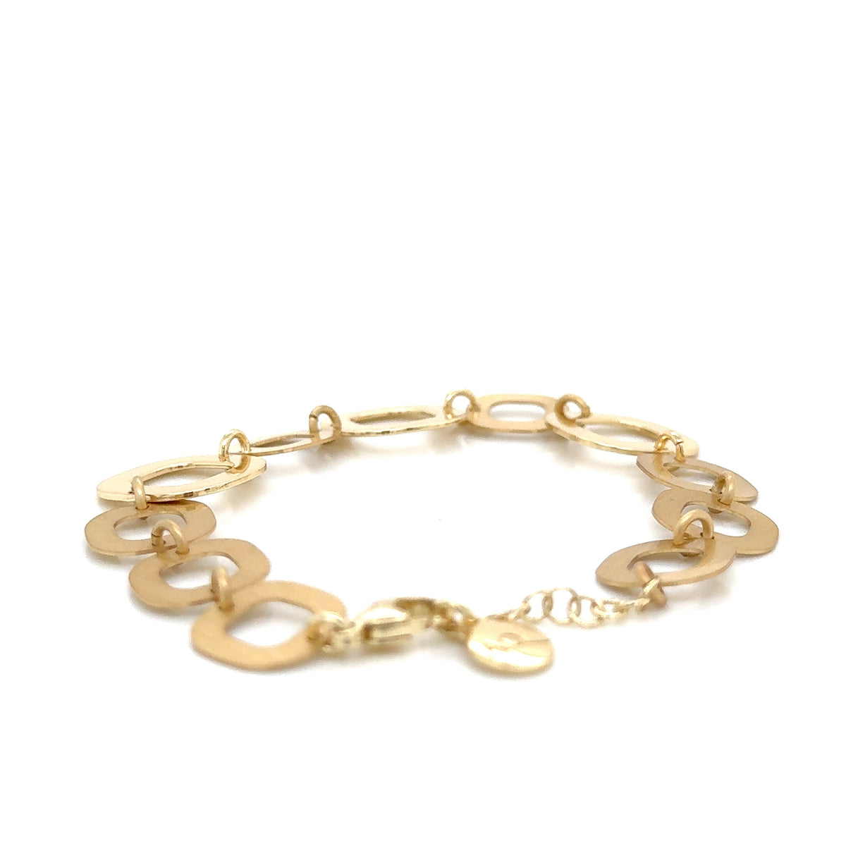 Aquaforte Gold Plated Square Bracelet