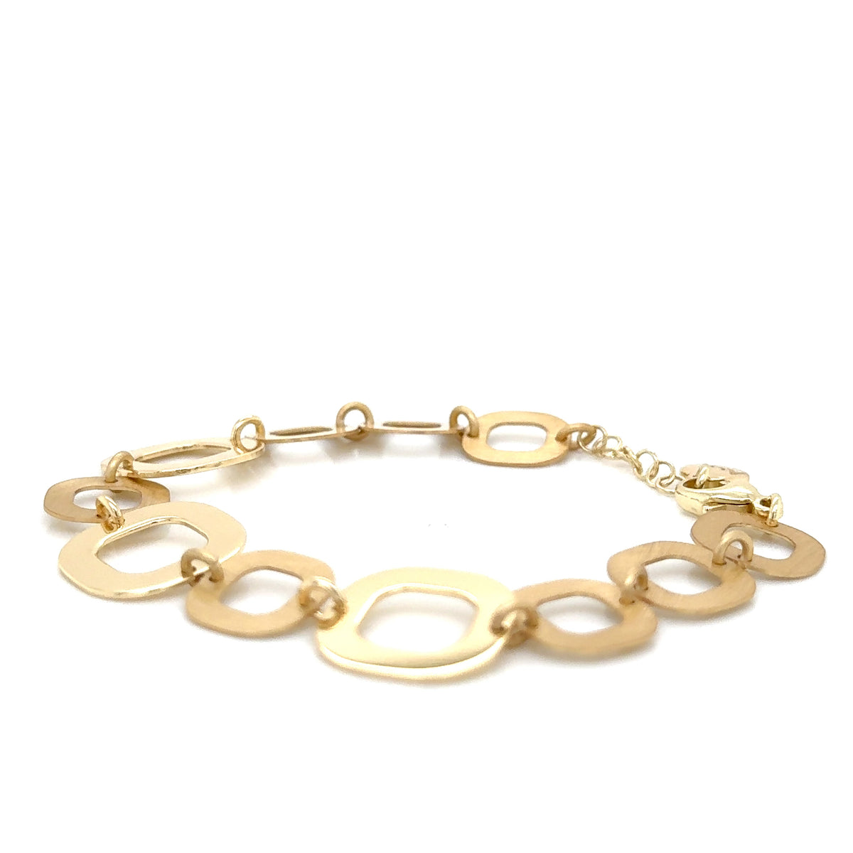 Aquaforte Gold Plated Square Bracelet