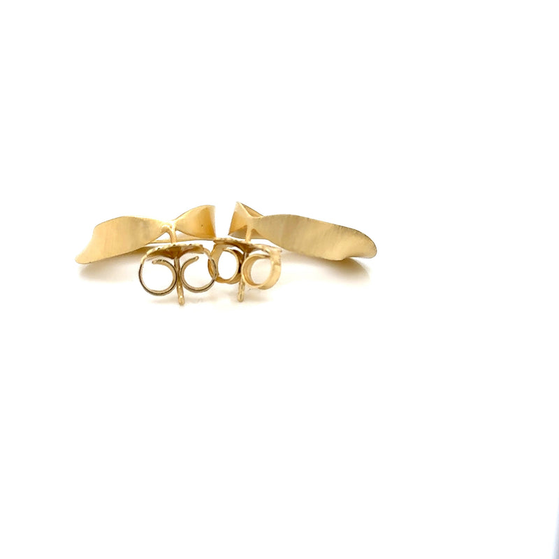 Aquaforte Gold Plated Circle Earrings
