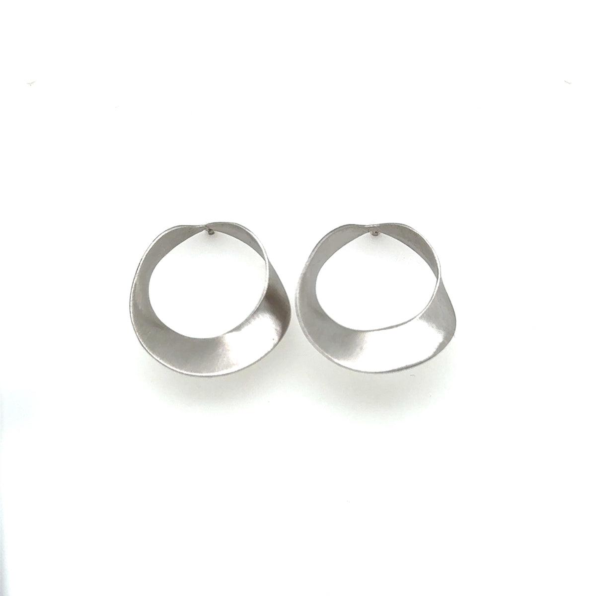 Aquaforte Silver Circle Earrings