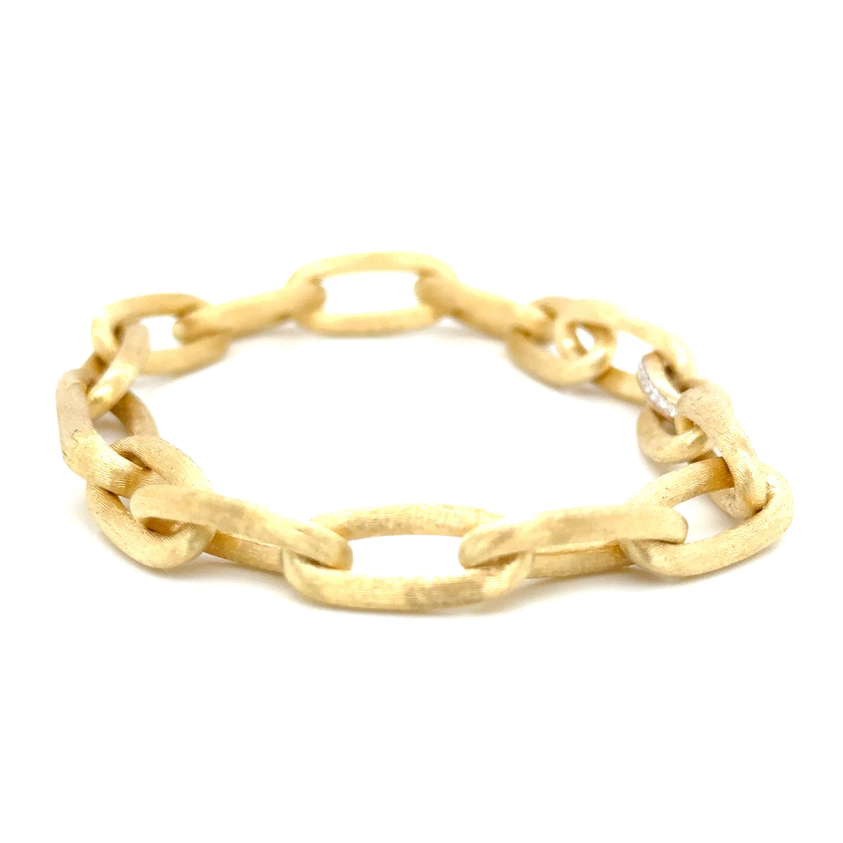 Nanis 18ct Yellow Gold Bracelet with Diamond Link