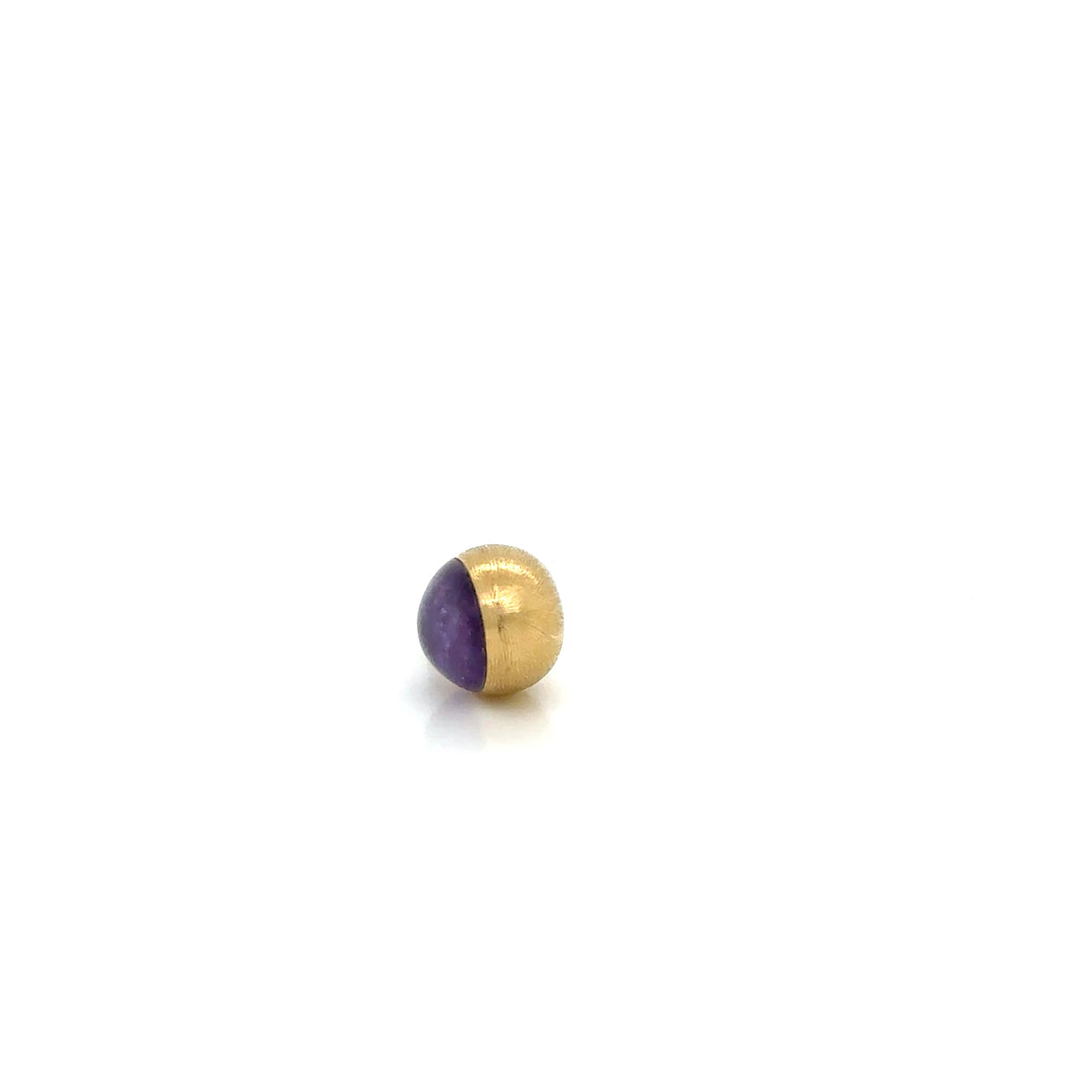 Nanis 18ct Yellow Gold Leipolite and Diamond Boules Pendant