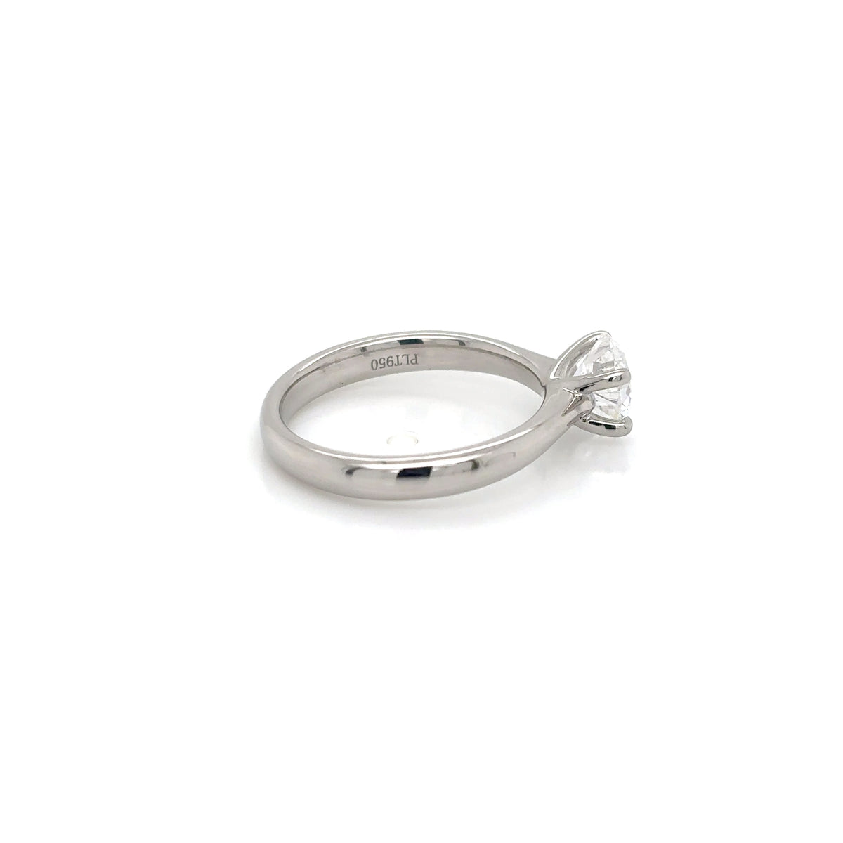 Platinum Diamond Solitaire Ring 1.01ct