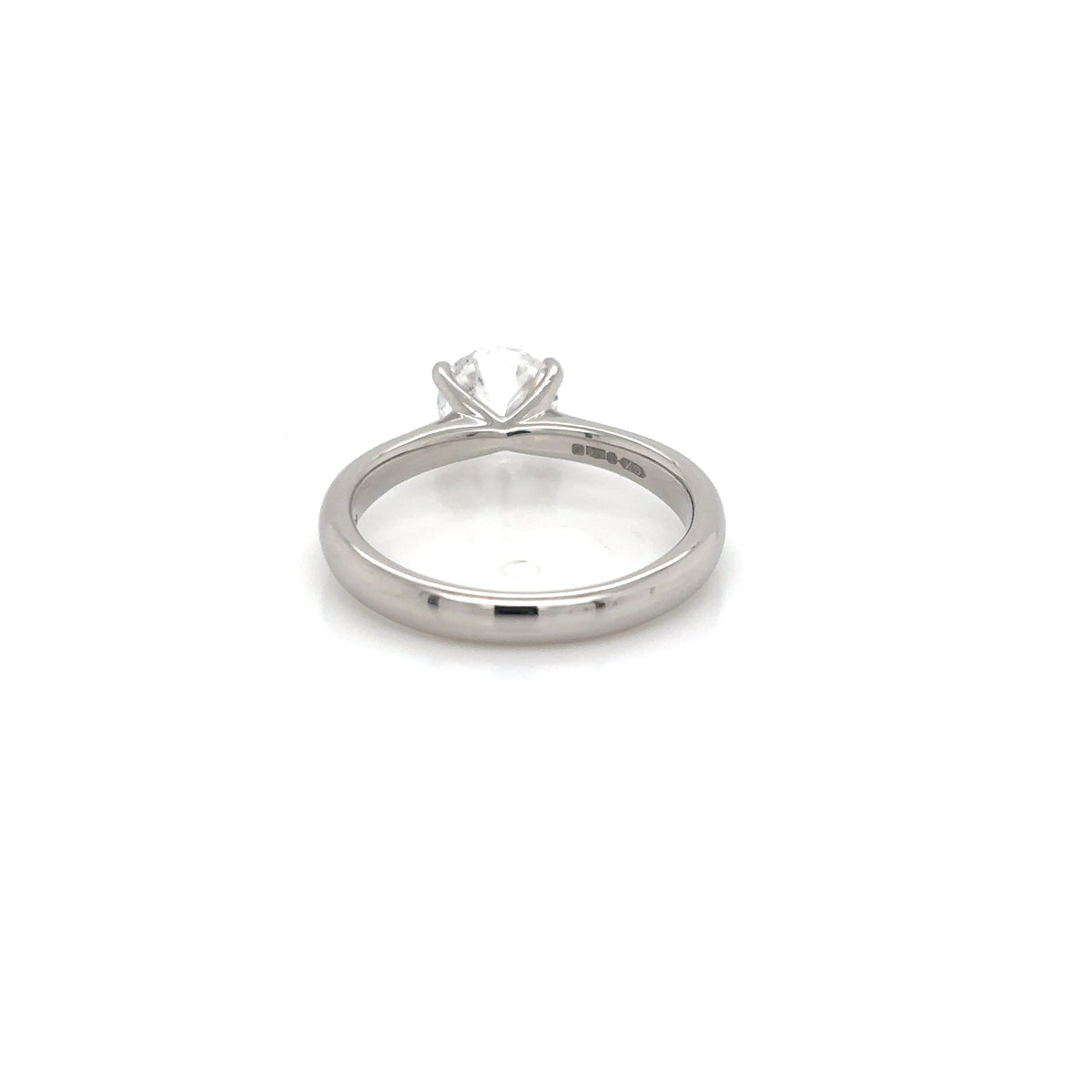 Platinum Diamond Solitaire Ring 1.01ct