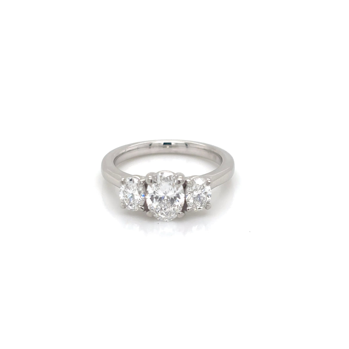 Platinum 1.20ct 3 Stone Diamond Ring