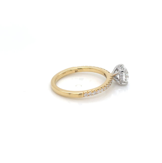 18ct Yellow Gold 1.15ct Diamond Solitaire Ring