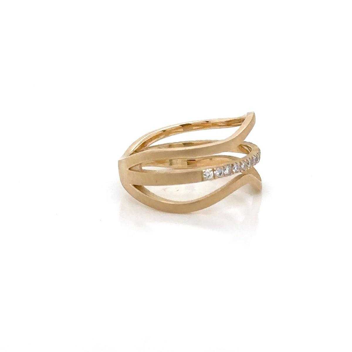 14ct Yellow Gold Cascade Ring