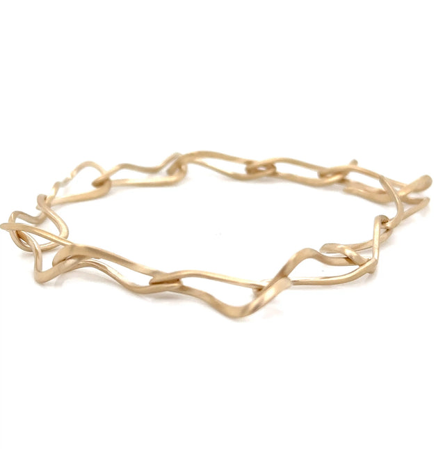 14ct Yellow Gold Cascade Bracelet