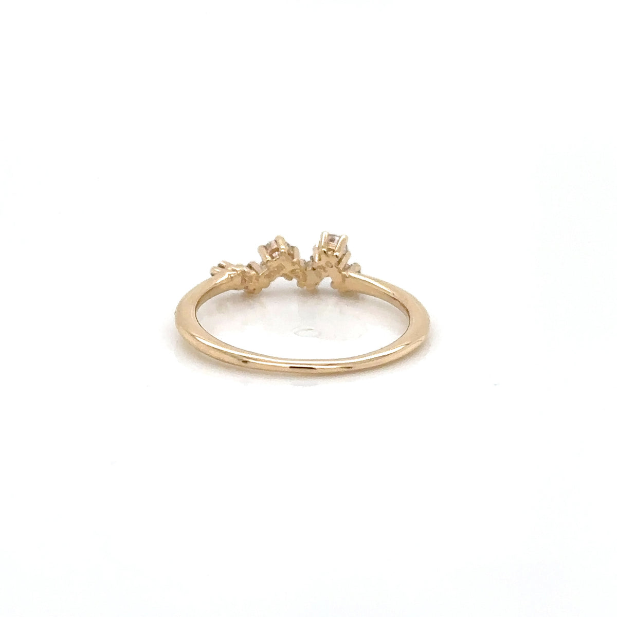 14ct Yellow Gold Sparkle 6 0.20ct Diamond Stone Ring