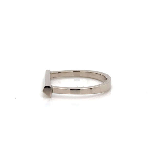 14ct White Gold Cascade Ring