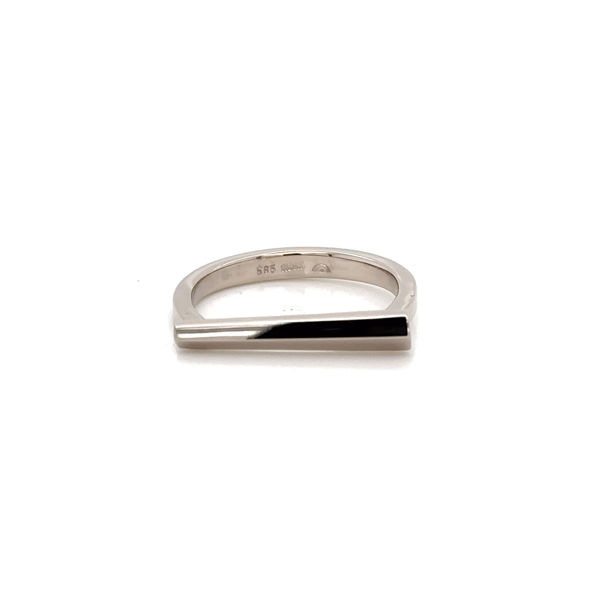 14ct White Gold Cascade Ring