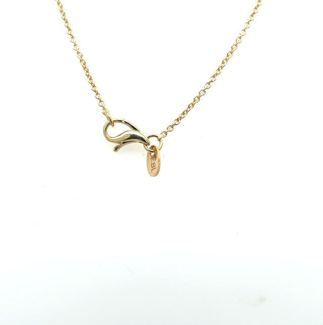 18ct Yellow Gold Bezel set Diamond Bracelet