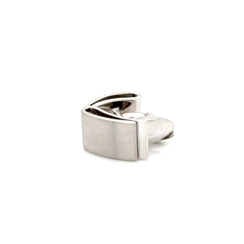 Sterling Silver Folded Style Cufflinks