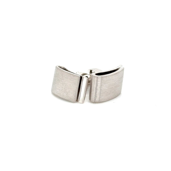 Sterling Silver Folded Style Cufflinks