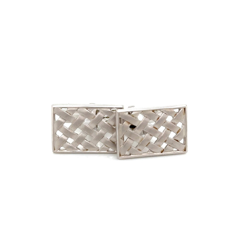 Sterling Silver Gate Style Cufflinks