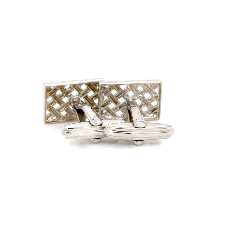 Sterling Silver Gate Style Cufflinks