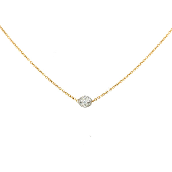 Nanis 18ct Yellow Gold Sphere Diamond pendent