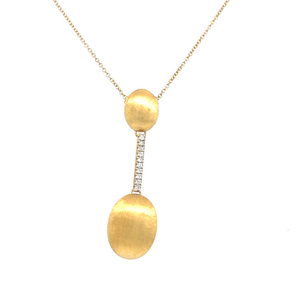 Nanis 18ct Yellow Gold Diamond pendent