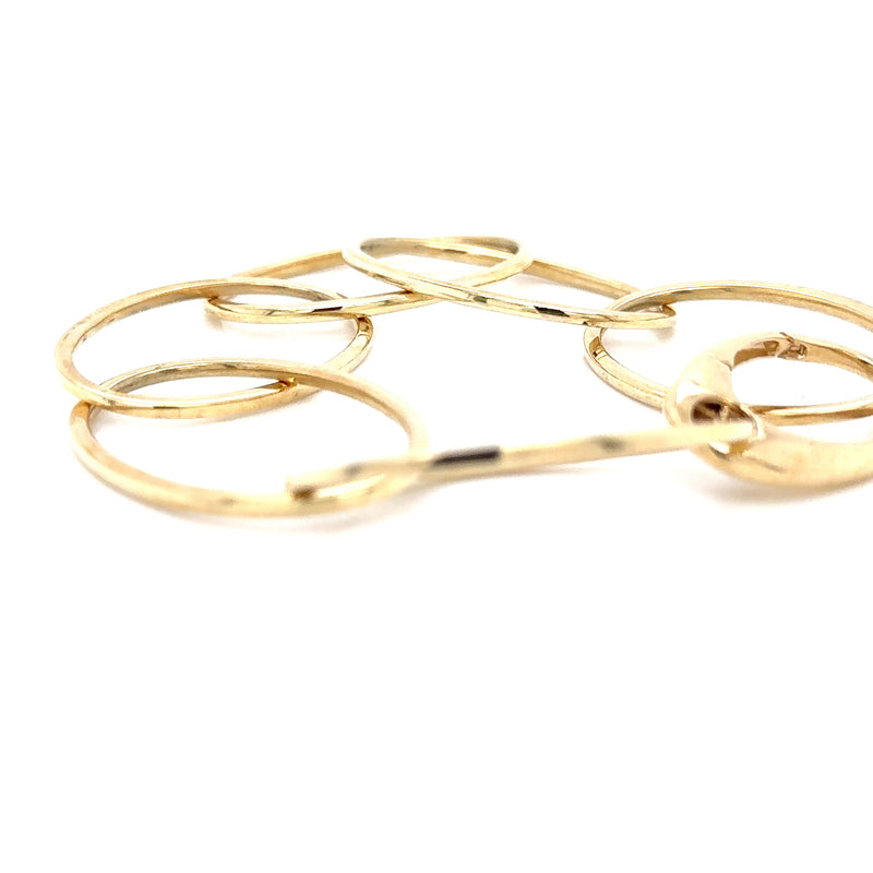 9ct Yellow Gold Oval Link Bracelet