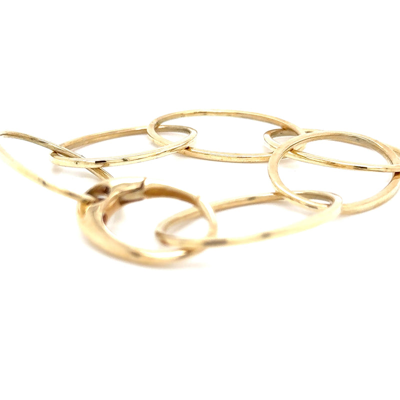 9ct Yellow Gold Oval Link Bracelet