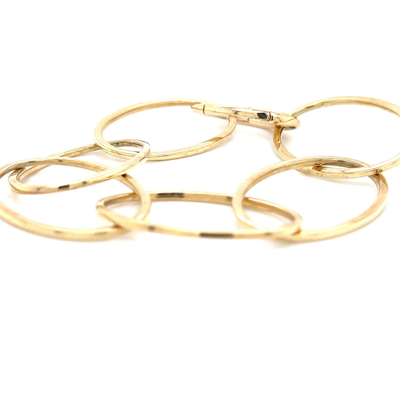 9ct Yellow Gold Oval Link Bracelet