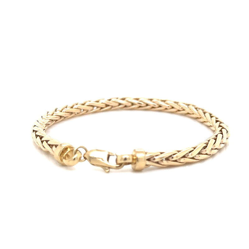 9ct Yellow Gold 5mm Spiga Bracelet