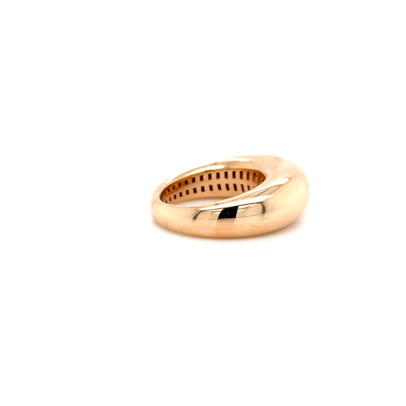 18ct Yellow Gold Domed Ring