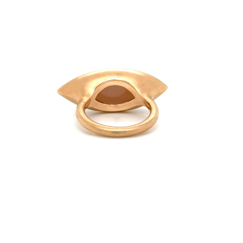 18ct Yellow Gold Moonstone Ring