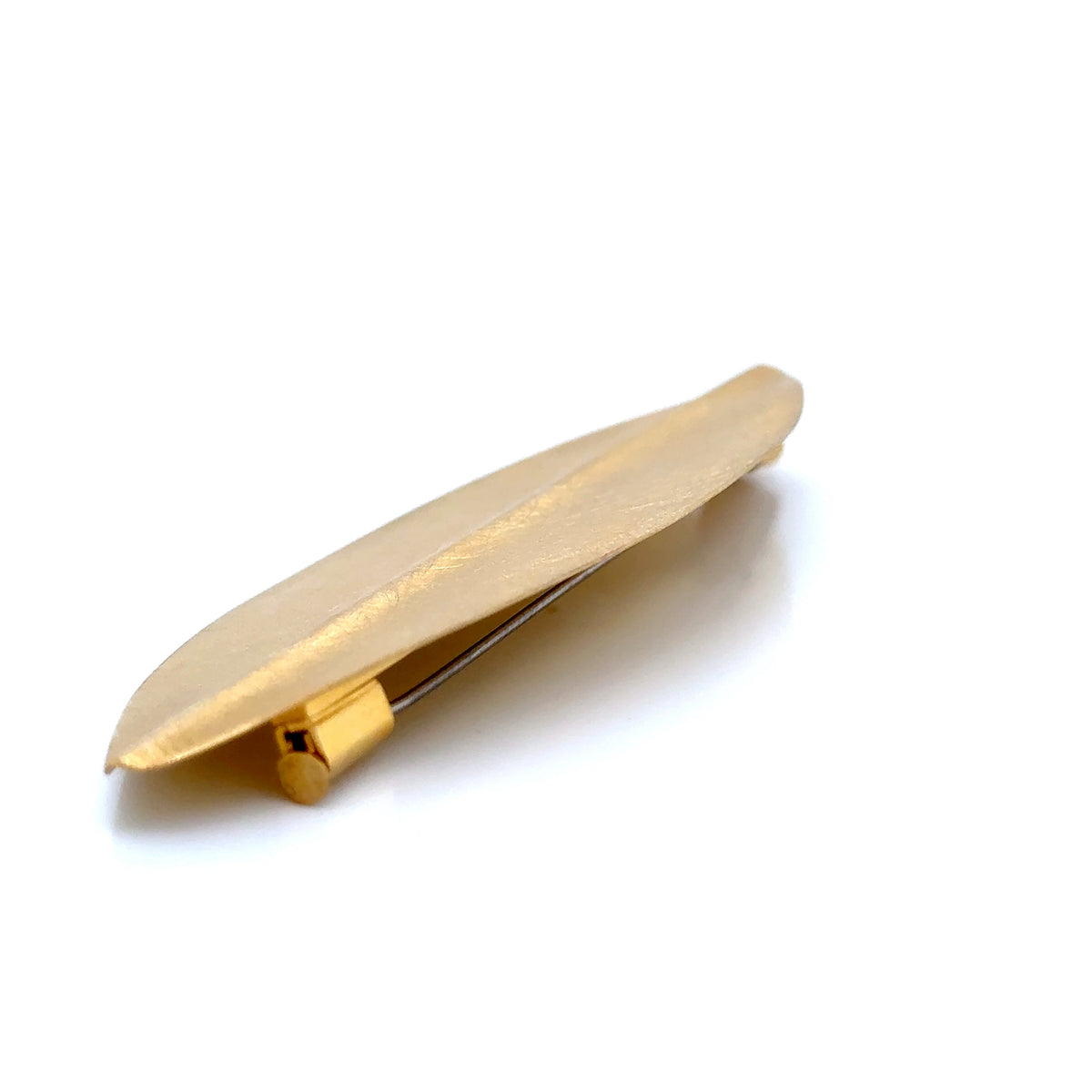 Zaremski Gold Plated Leaf Brooch/Pendent